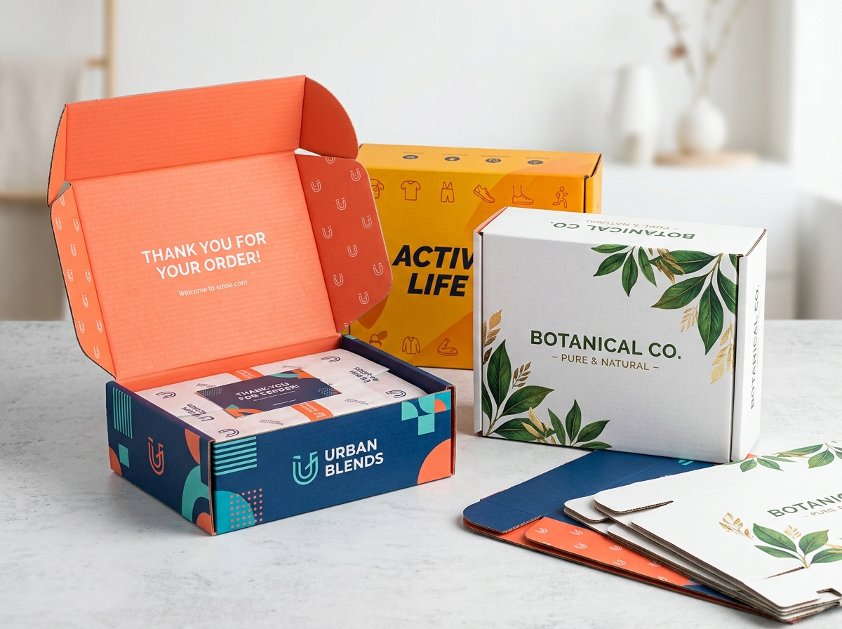 E-Commerce Corrugated Custom Mailer Box
